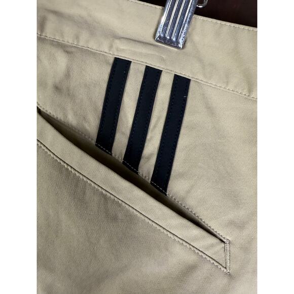 Adidas Adi Advantage Golf Activewear Lightweight Tapered Pants Tan Men 36x32 EUC - Picture 4 of 11